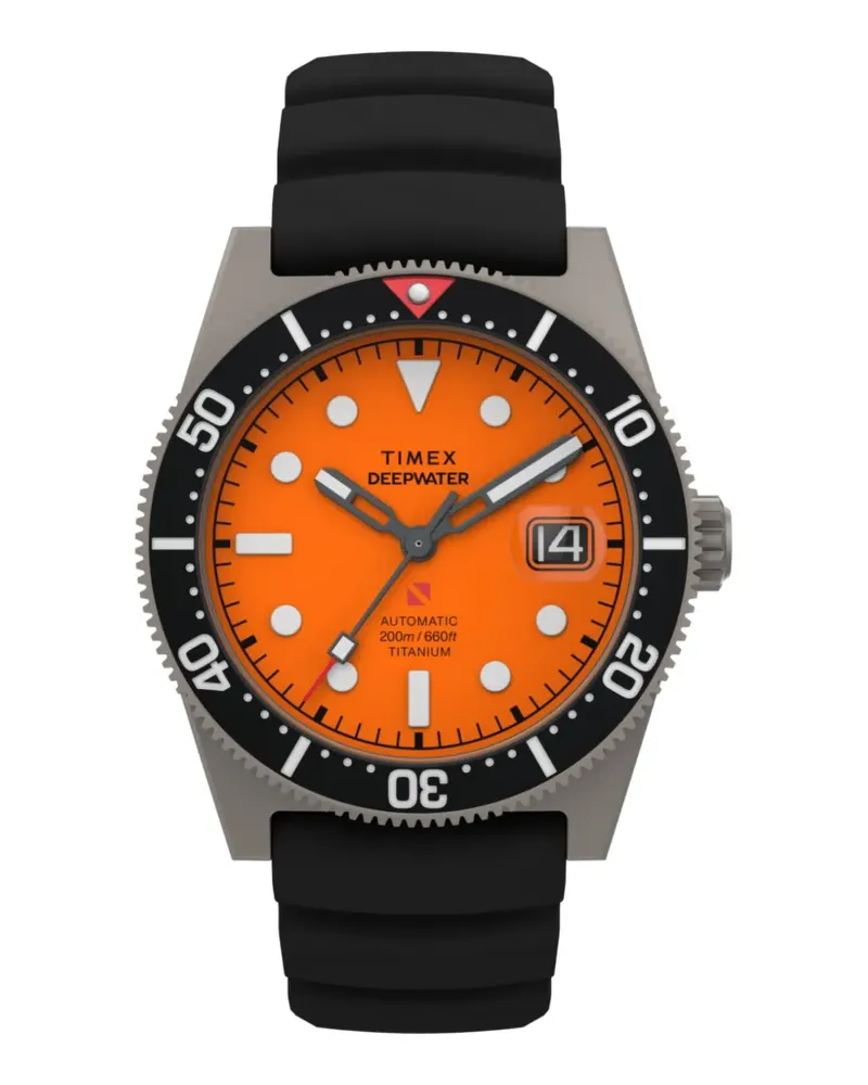 Timex Deepwater Reef Titanium 41mm watch - Orange Orange