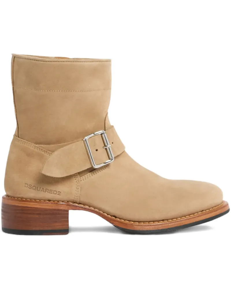 Dsquared2 Stiefel mit Schnallenverschluss - Nude Nude