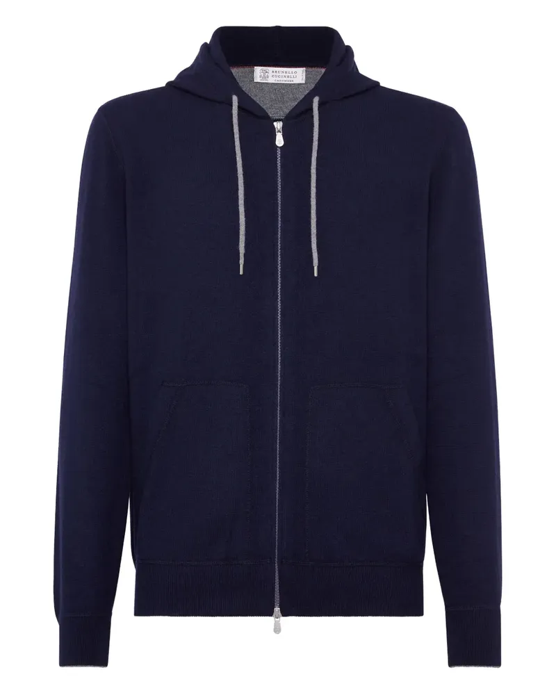 Brunello Cucinelli Hoodie aus Kaschmir - Blau Blau