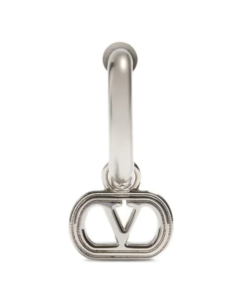 Valentino Garavani Ovalette Mono Ohrring - Silber Silber