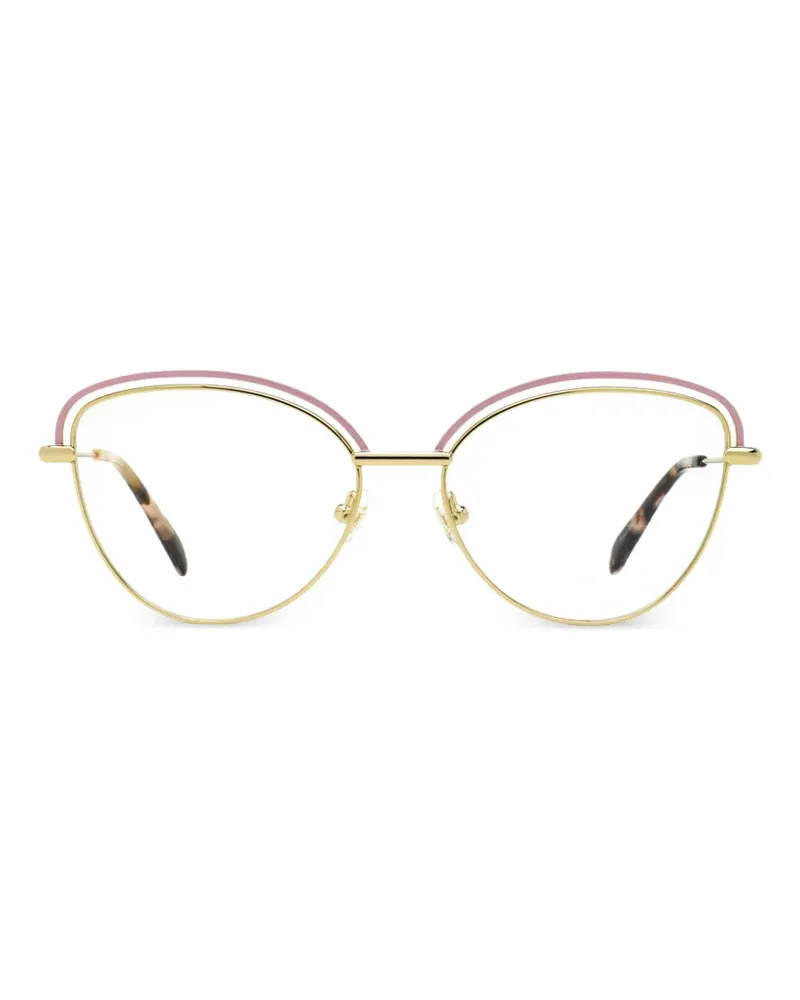 Emilio Pucci Cat-Eye-Brille - Gold Gold