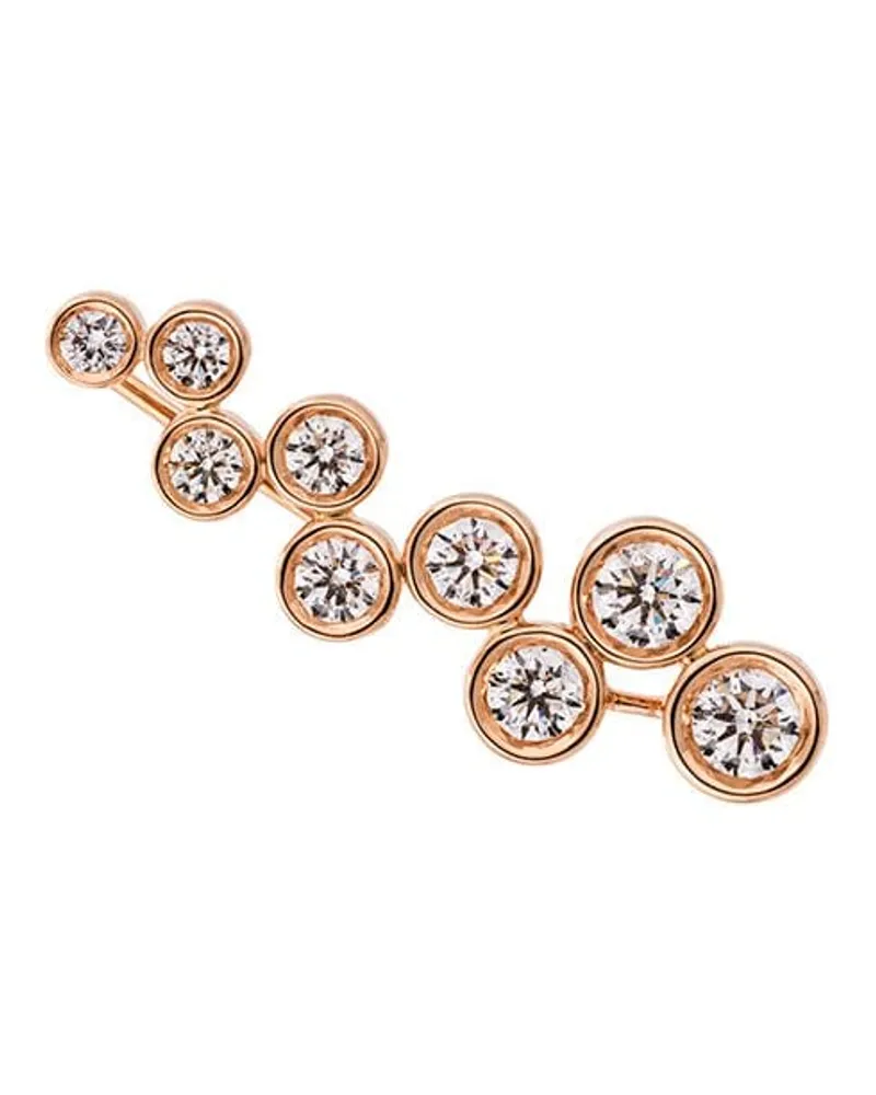 Alinka 18kt 'Sasha' Rotgoldohrring mit Diamanten - Rosa Rosa