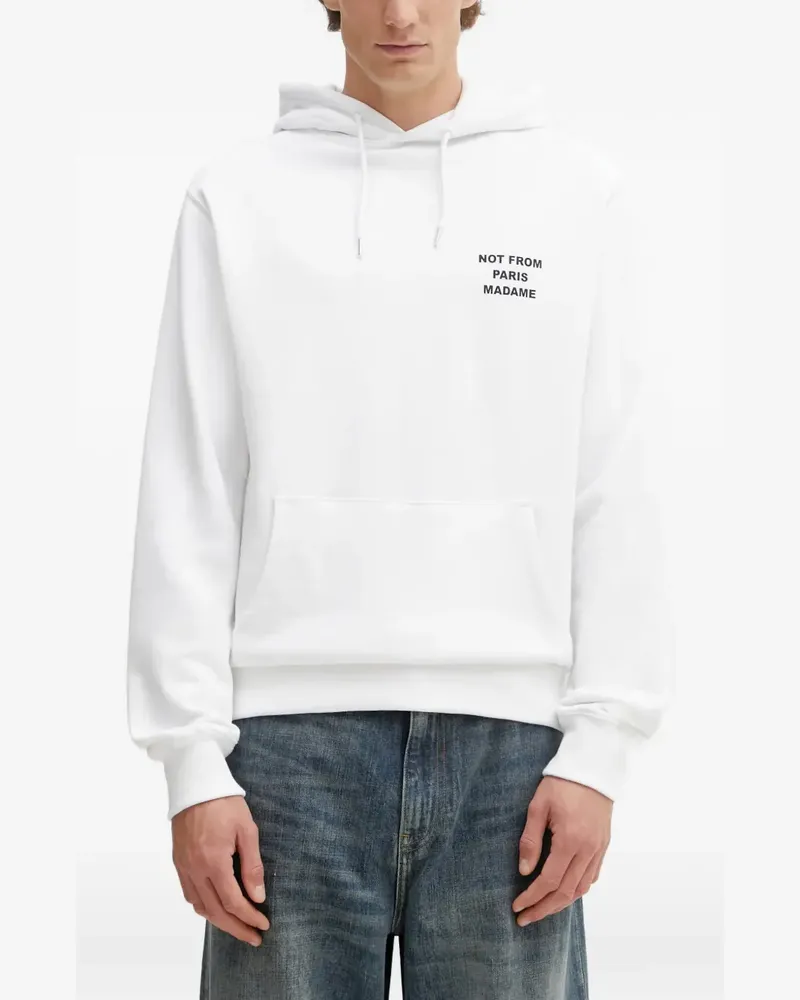 Drôle de Monsieur Hoodie mit Kordelzug - Weiß Weiß