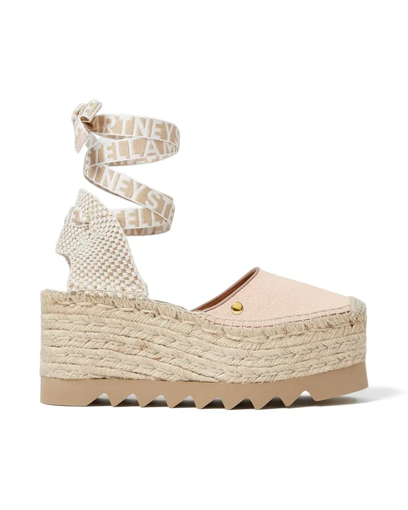 Stella McCartney Gaia platform espadrilles - Nude Nude