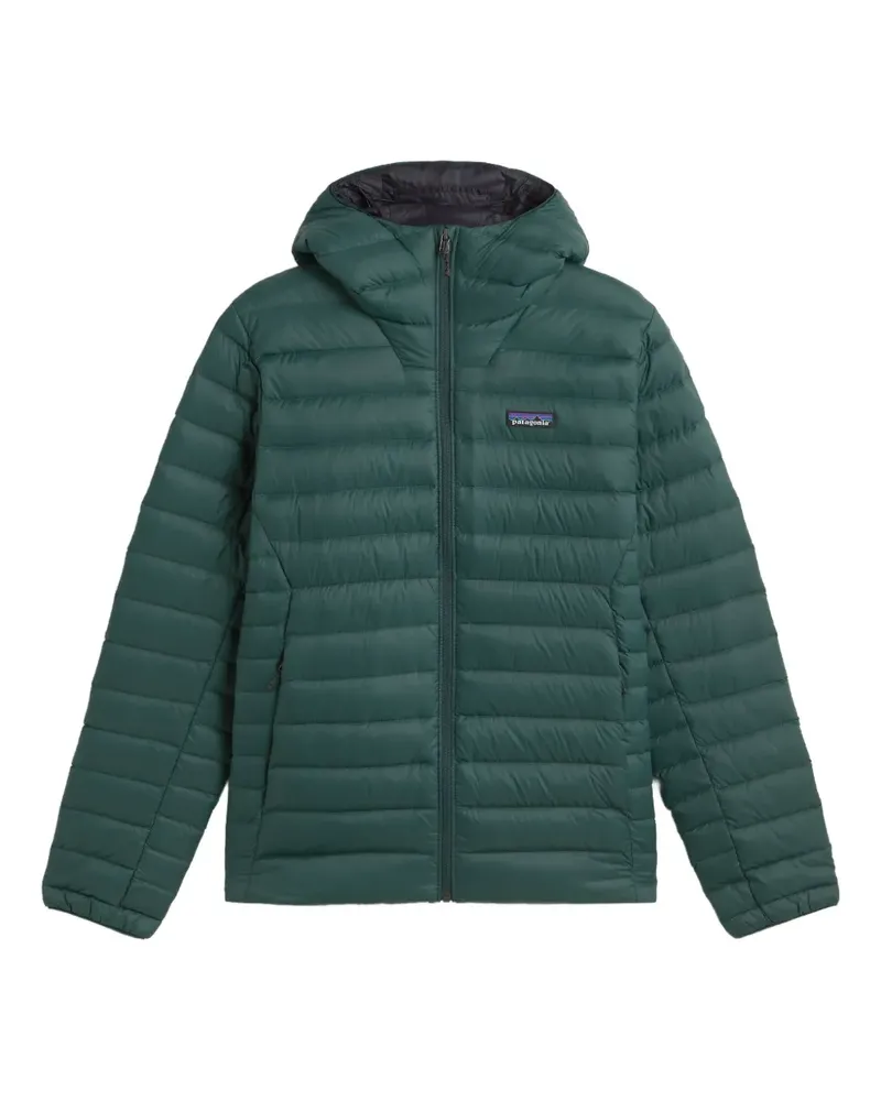 Patagonia Daunenjacke mit Kapuze - Grün Grün