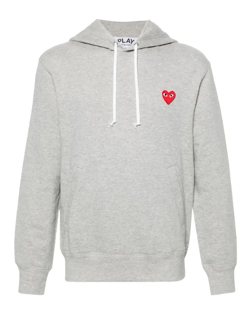 Comme des Garçons appliqué hoodie - Grau Grau