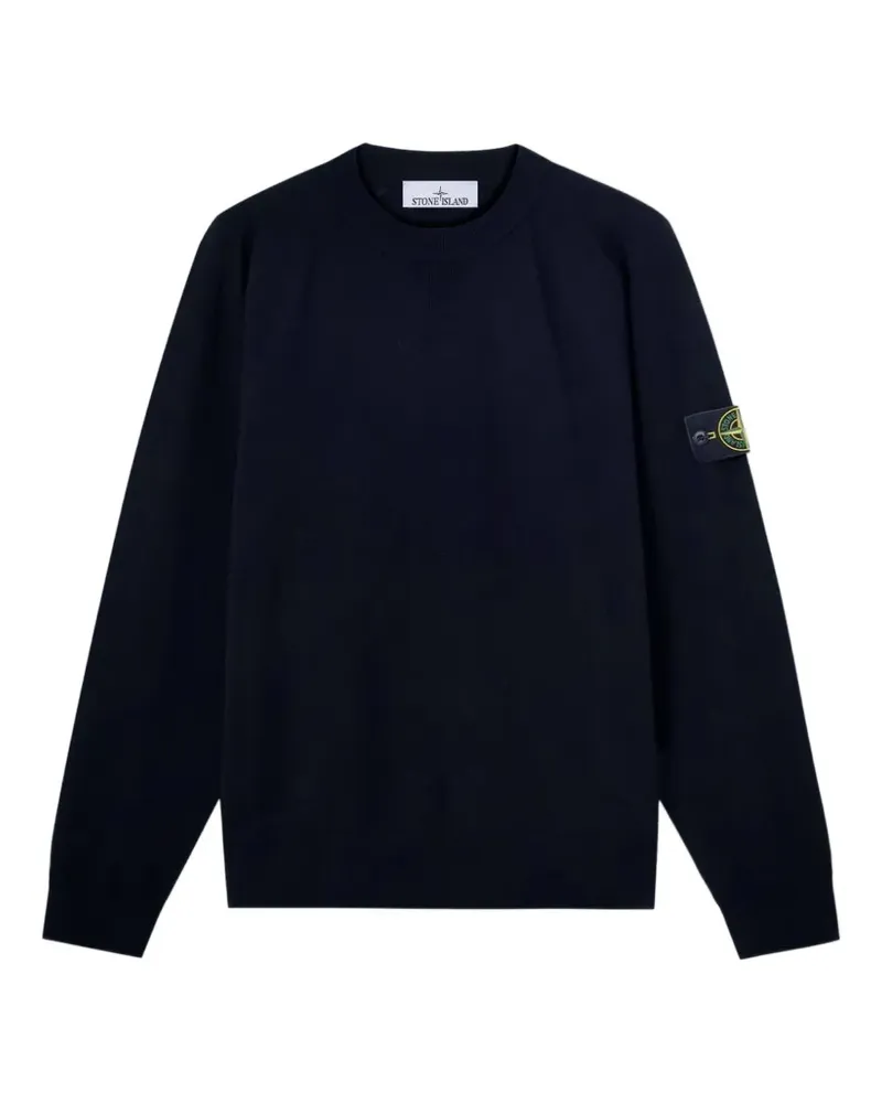Stone Island 5100007 stretch RWS wool jumper - Blau Blau