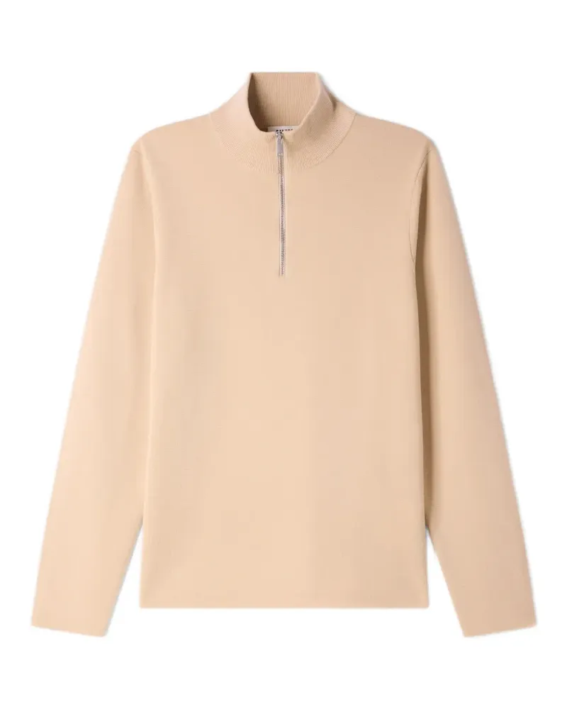 Sandro Sweatshirt mit Reißverschluss - Nude Nude