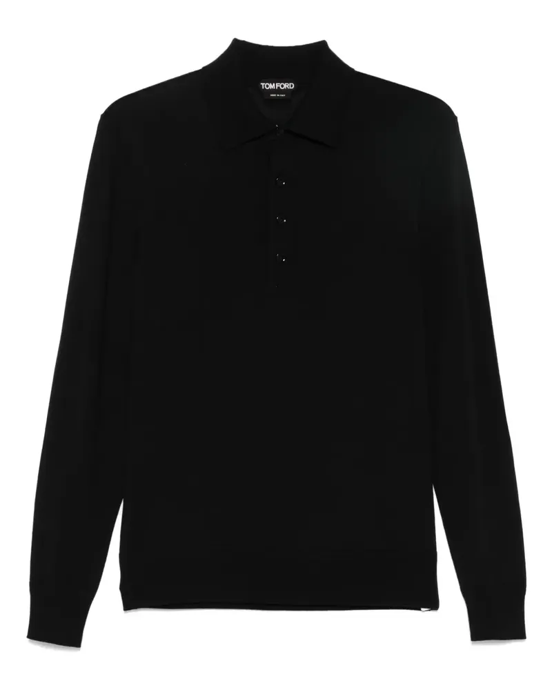 Tom Ford Klassisches Poloshirt - Schwarz Schwarz
