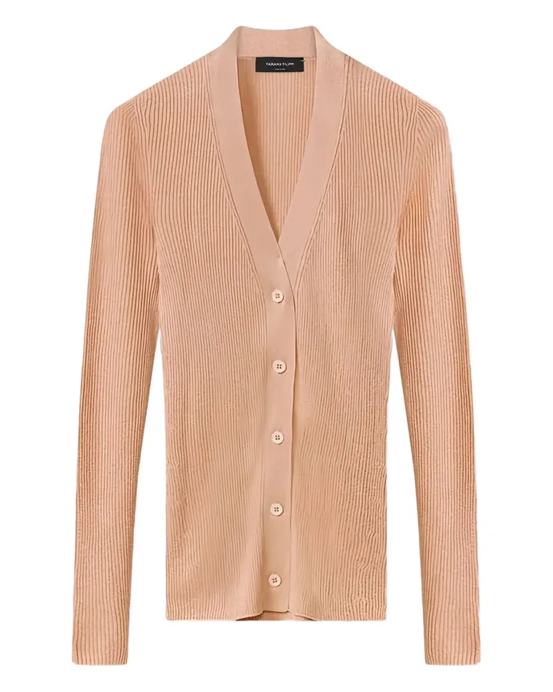 Fabiana Filippi Gerippter Cardigan - Rosa Rosa