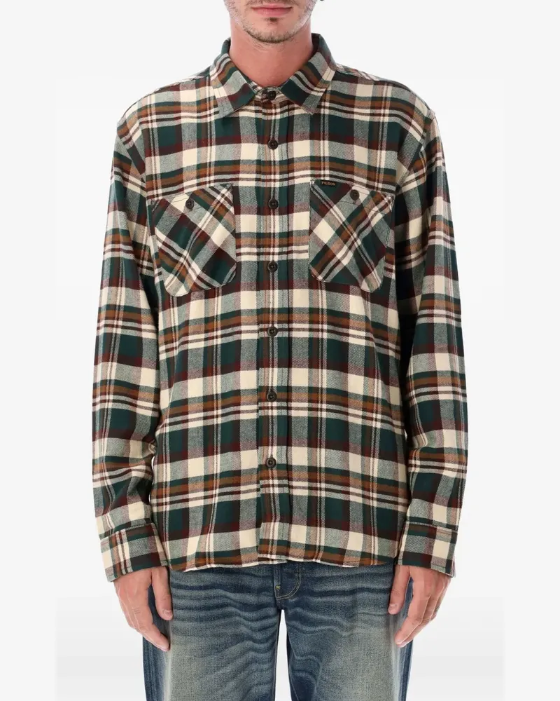 Filson check-print flannel shirt - Grün Grün