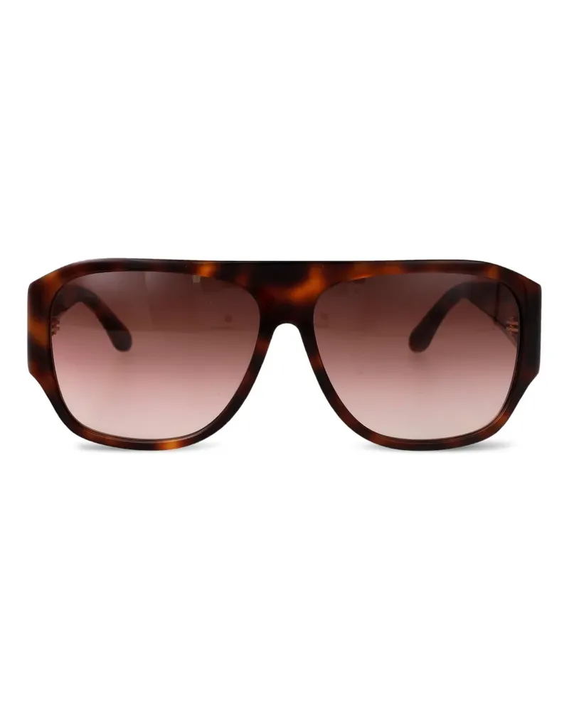 Isabel Marant Sonnenbrille mit geometrischem Gestell - Braun Braun