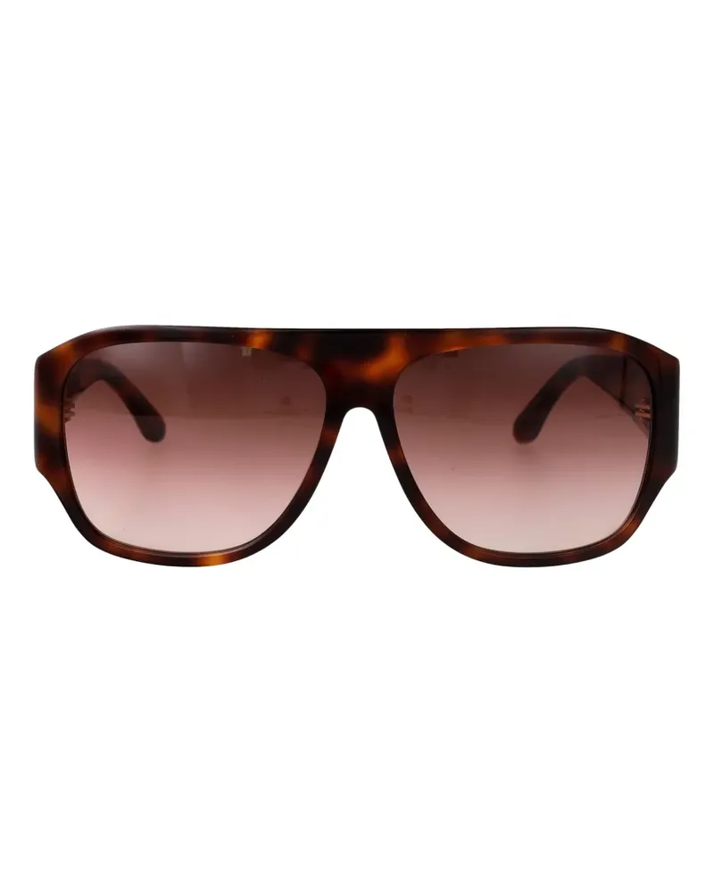 Isabel Marant geometric-frame sunglasses - Braun Braun