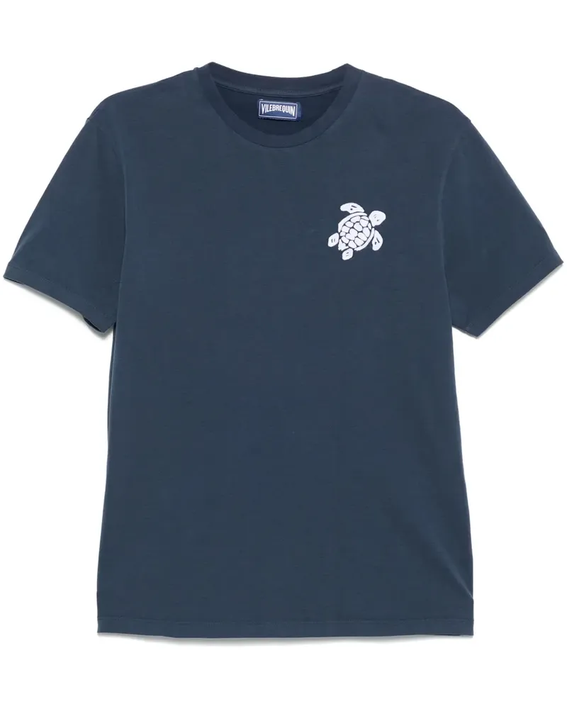 Vilebrequin T-Shirt mit Logo-Stickerei - Blau Blau