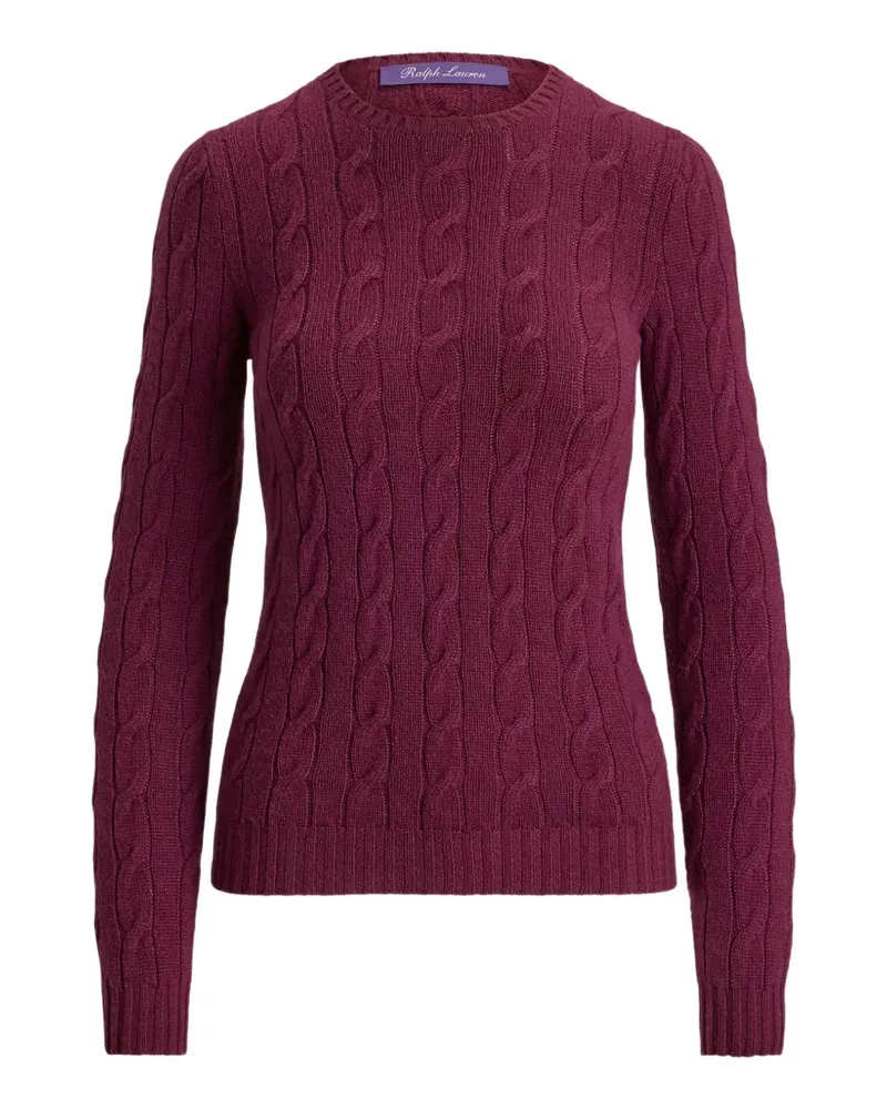 Ralph Lauren Pullover mit Zopfmuster - Violett Violett