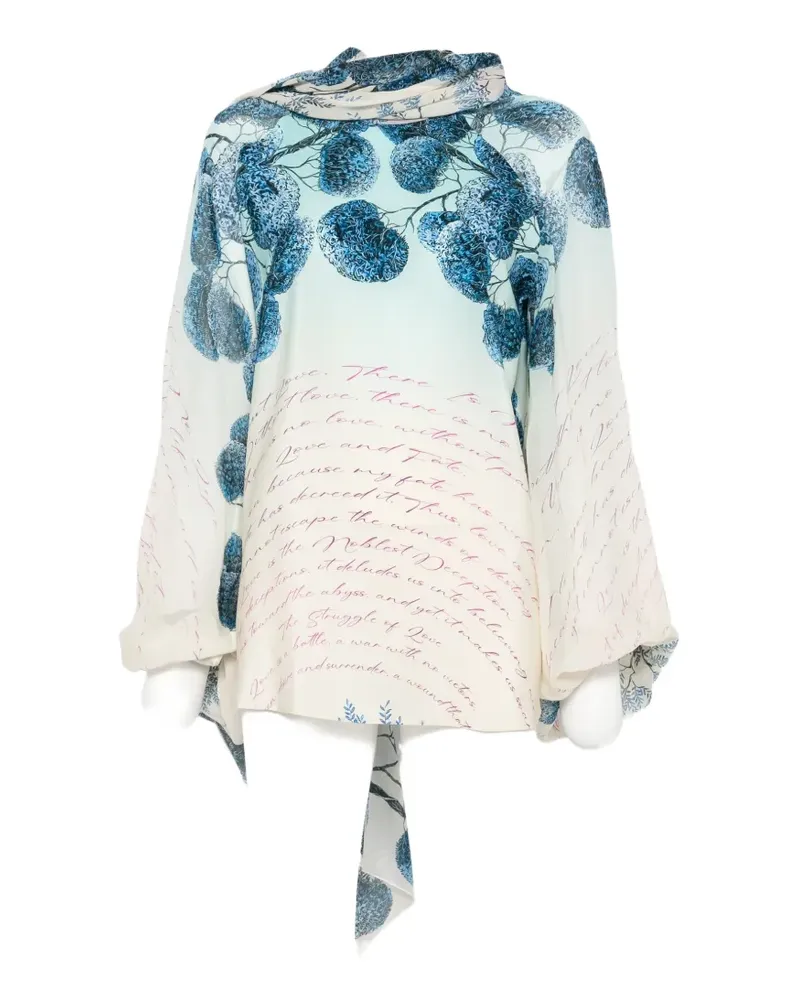 For Restless Sleepers graphic-print top - Nude Nude