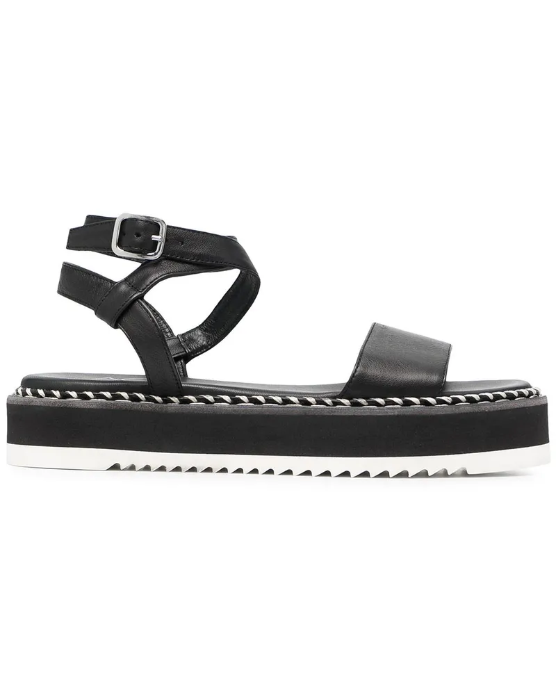 Attilio Giusti Leombruni Myrte Sandalen Schwarz