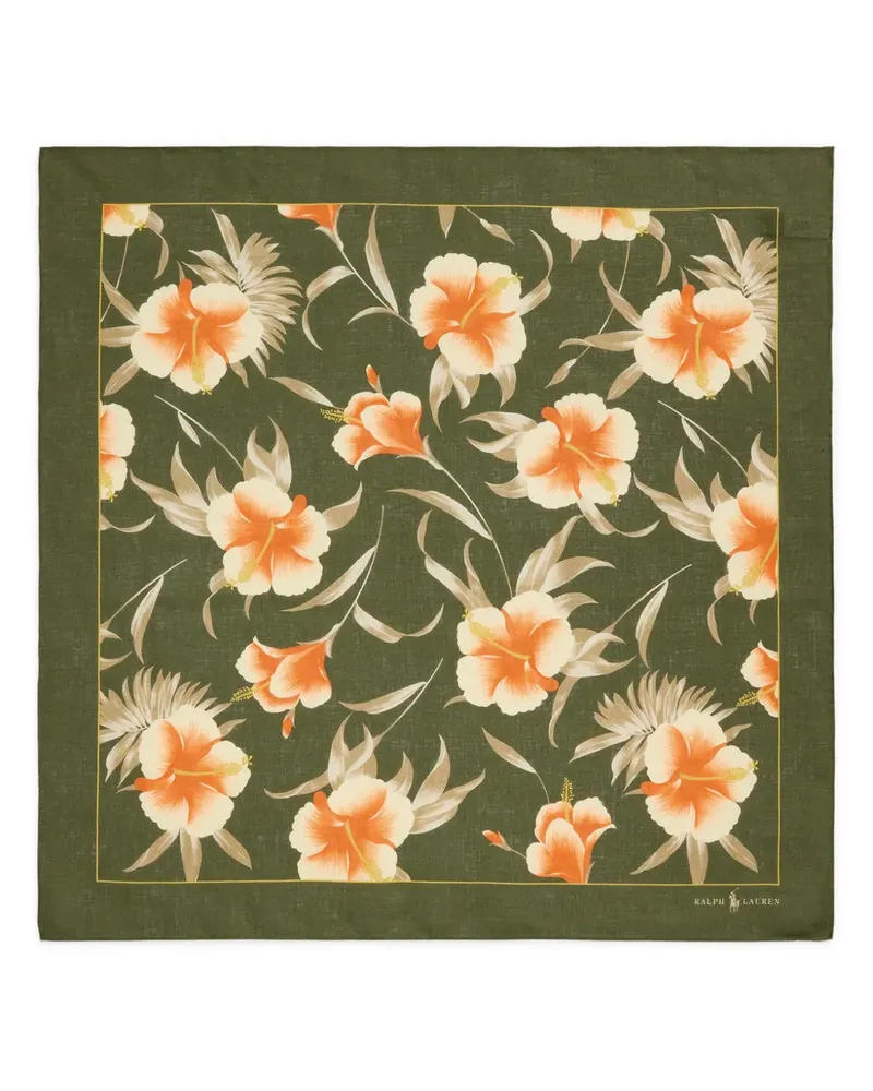 Ralph Lauren Bandana aus Seide - Grün Grün