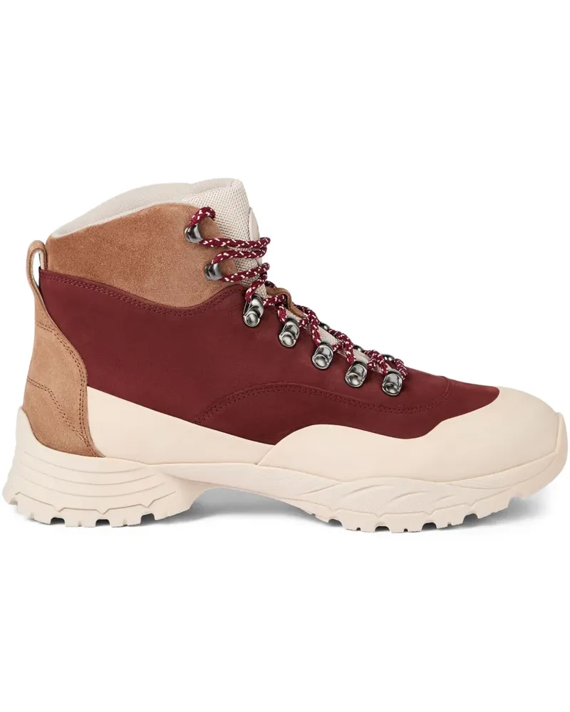 Brunello Cucinelli Stiefel aus Nubukleder - Rot Rot