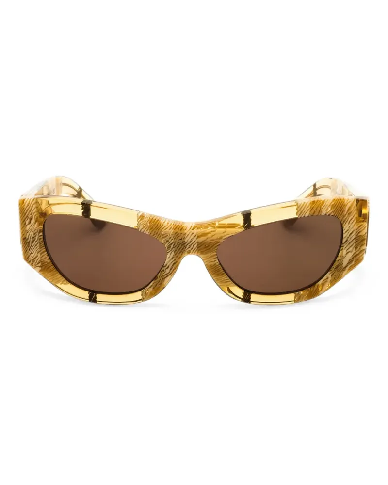 Burberry Check cat-eye sunglasses - Nude Nude