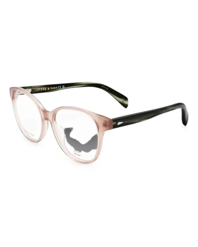 Rag & Bone Brille mit Logo - Rosa Rosa