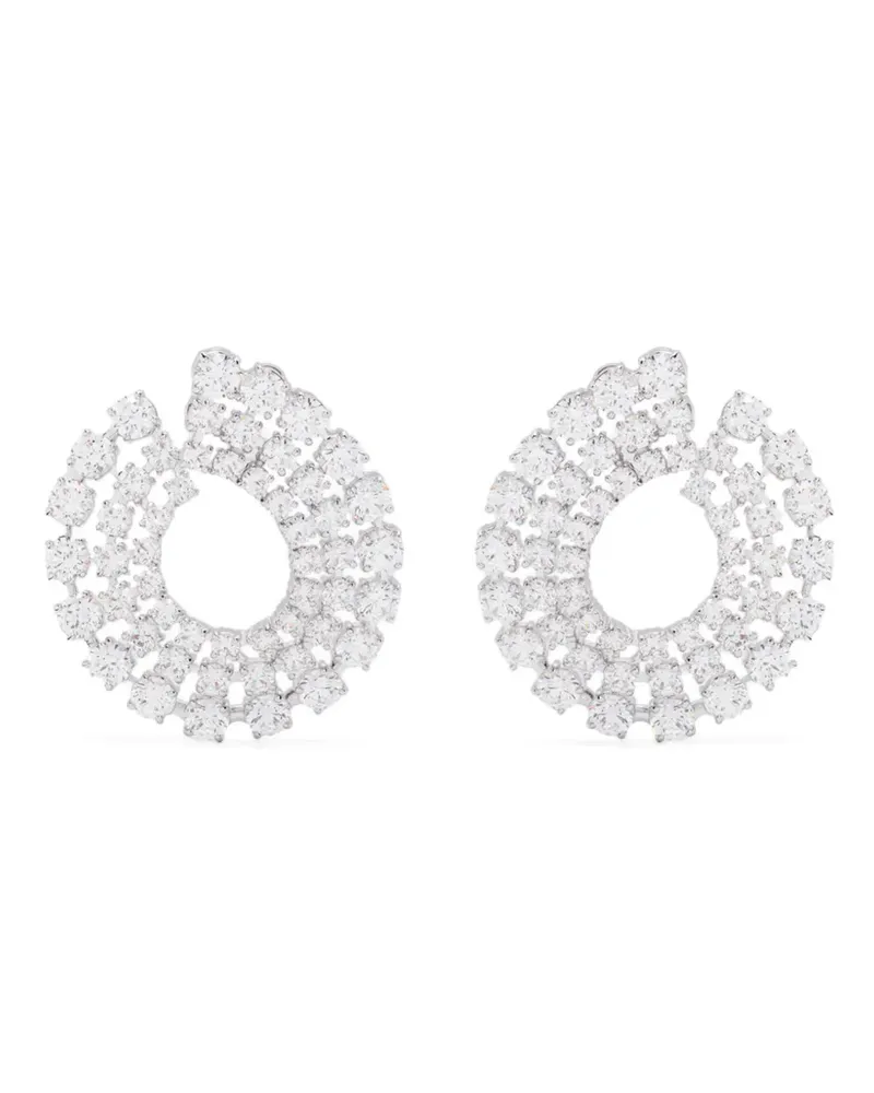 Swarovski Matrix Ohrringe - Weiß Weiß