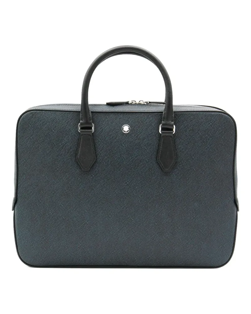 Montblanc leather briefcase - Blau Blau