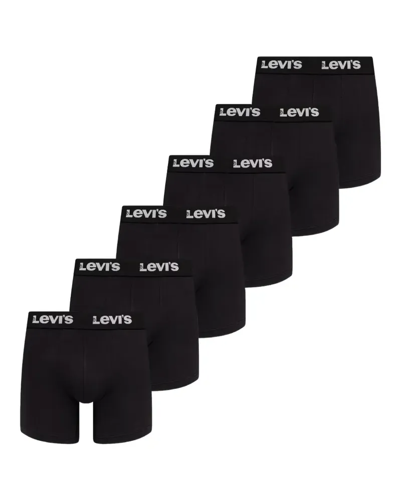 Levi's Boxershorts mit Logo-Bund (2er-Set) - Schwarz Schwarz