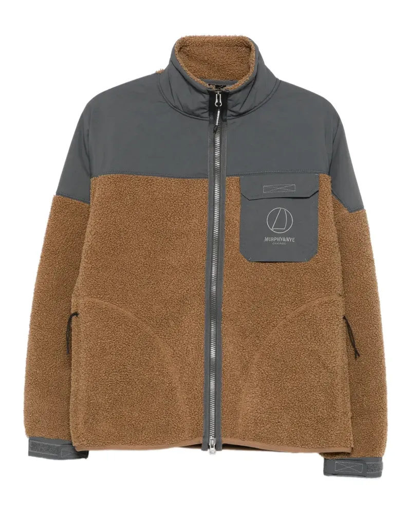 Murphy & Nye Jacke mit Fleece-Struktur - Braun Braun
