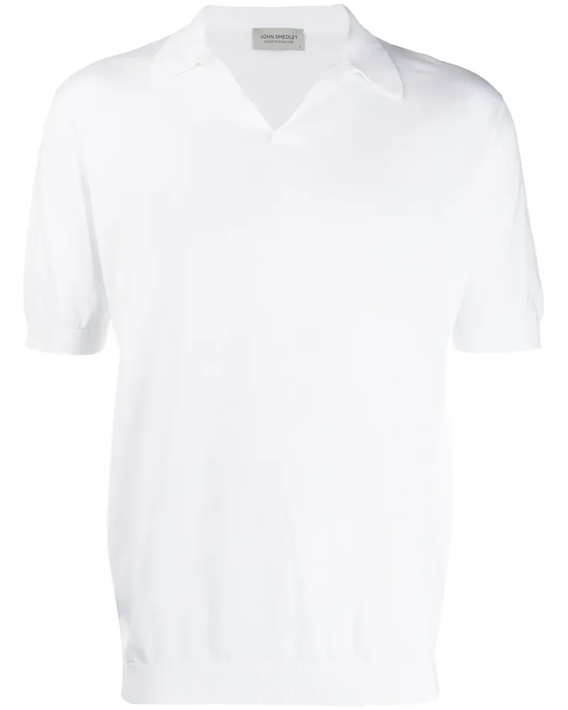 John Smedley Noah' Poloshirt - Weiß Weiß