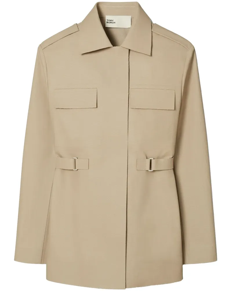 Tory Burch Jacke aus Baumwolle - Nude Nude