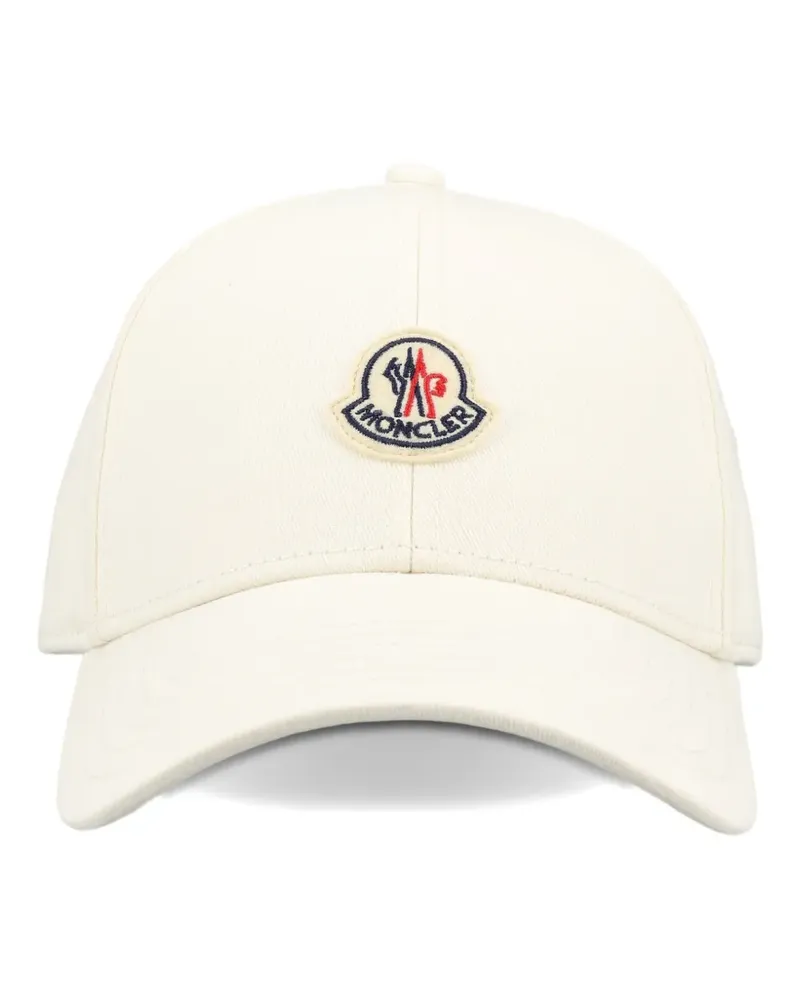 Moncler logo-patch baseball cap - Weiß Weiß