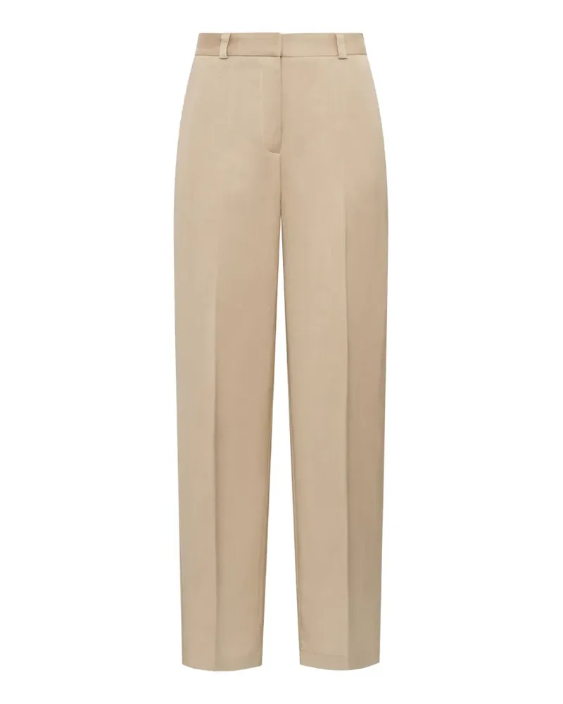 Maliparmi pressed-crease straight-leg trousers - Nude Nude