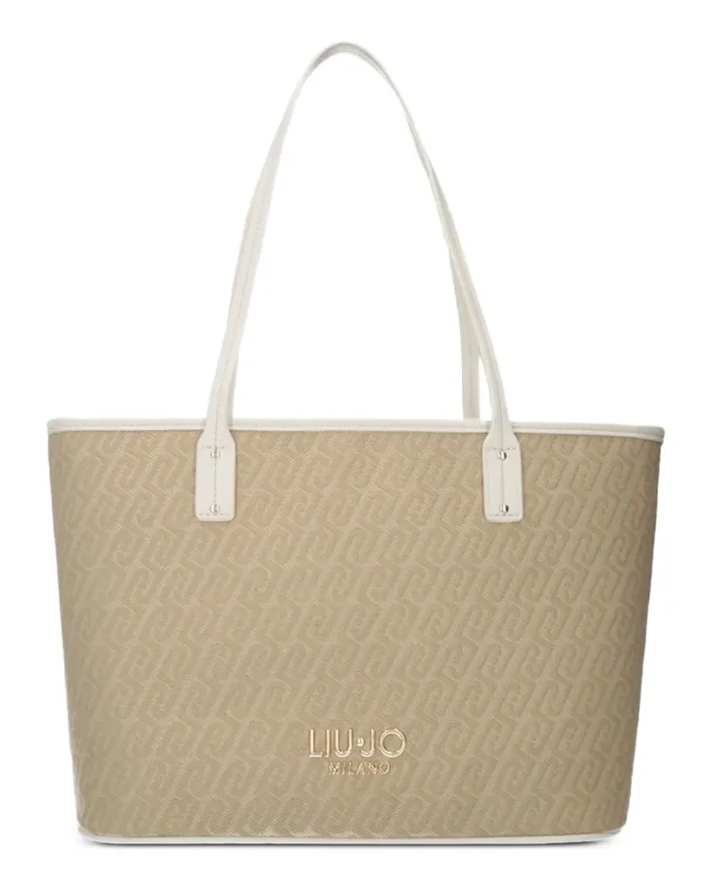 Liu Jo Tasche mit Logo-Muster - Nude Nude