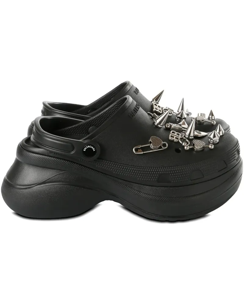 Balenciaga Jibbitz mules - Schwarz Schwarz