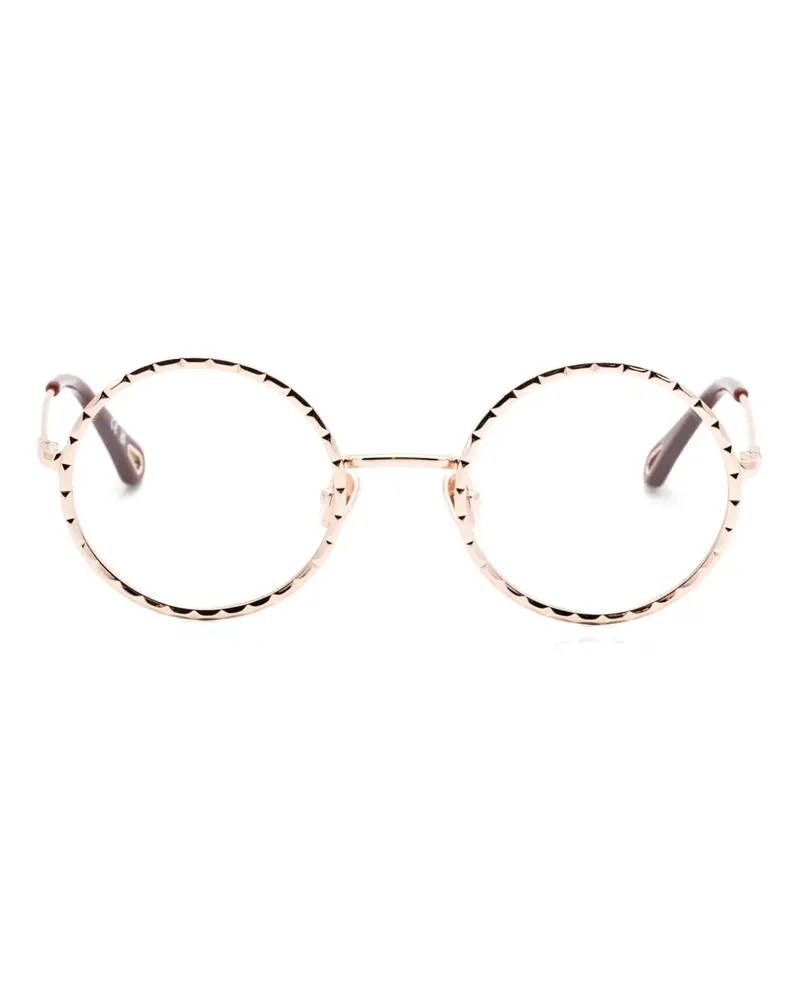Chloé Brille mit rundem Gestell - Gold Gold