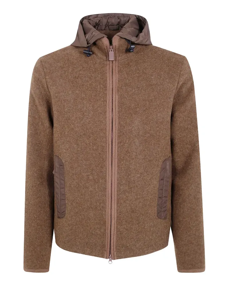 ASPESI Werner hooded jacket - Braun Braun