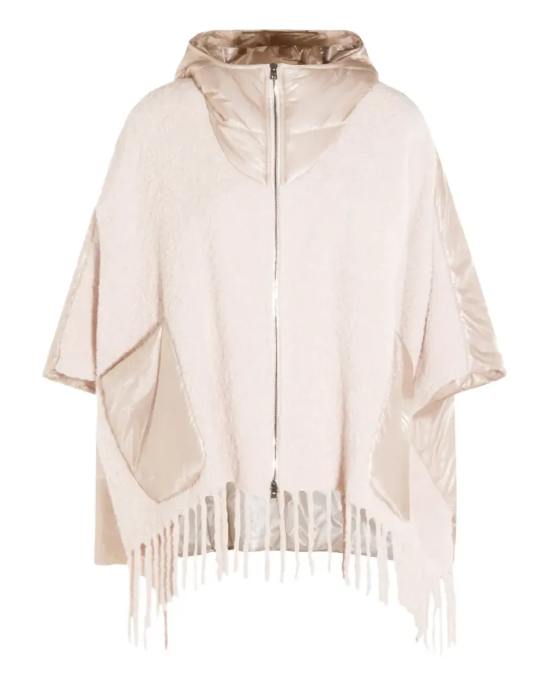 Herno Cape mit Kapuze - Nude Nude
