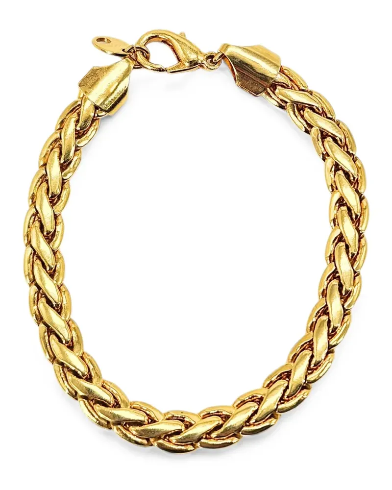 Madison 1980s geflochtenes Kettenarmband - Gold Gold