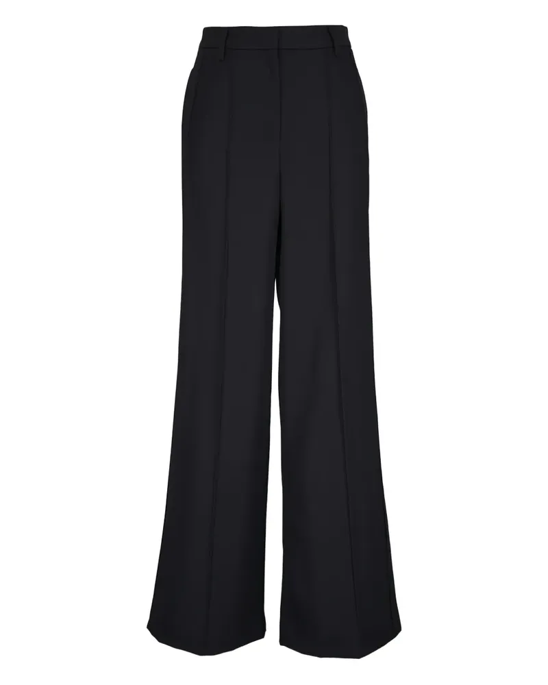 TWP Hose mit Kontrasteinsätzen - Schwarz Schwarz