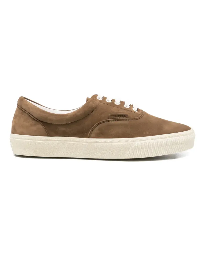 Tom Ford Sneakers mit Logo - Braun Braun