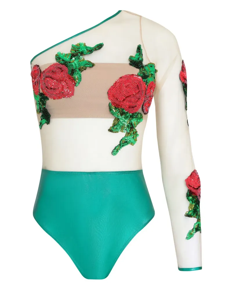 BRIGITTE Rosas Carnaval/Festival Body - Grün Grün