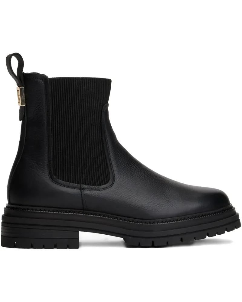 Tommy Hilfiger Chelsea-Boots mit Lasche - Schwarz Schwarz
