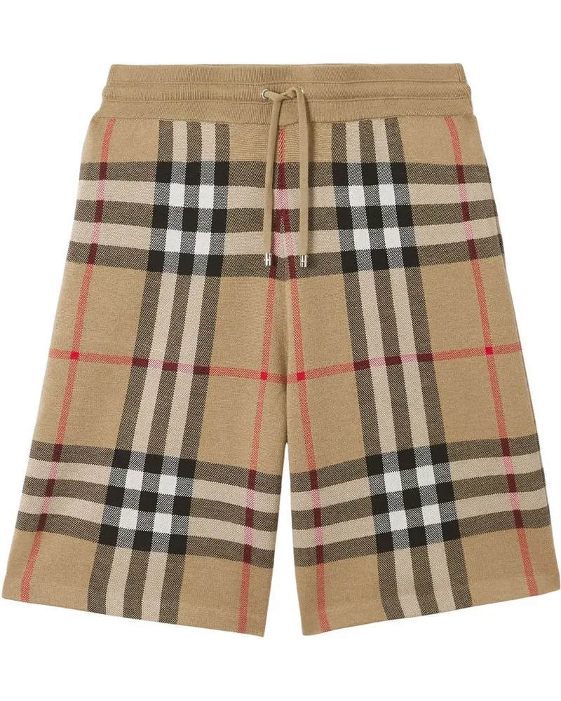 Burberry Karierte Shorts - Nude Nude