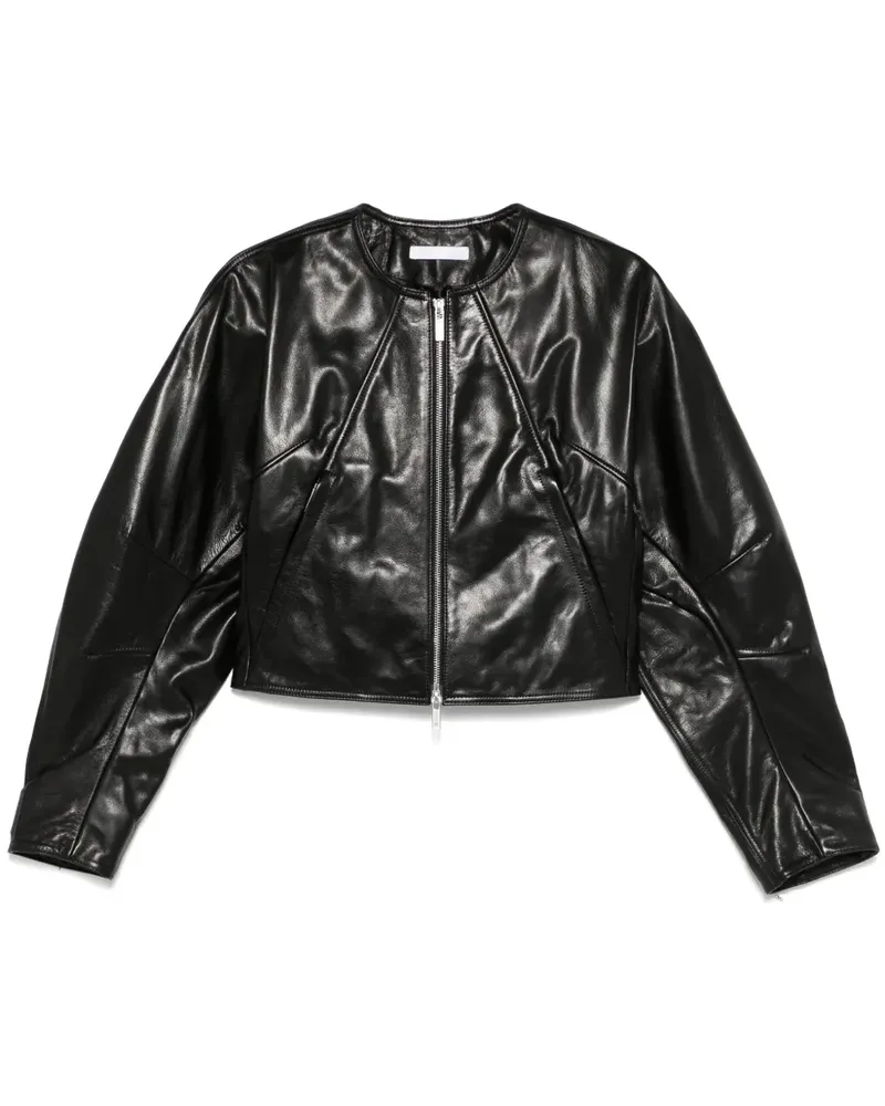 Helmut Lang Articulated Lederjacke - Schwarz Schwarz