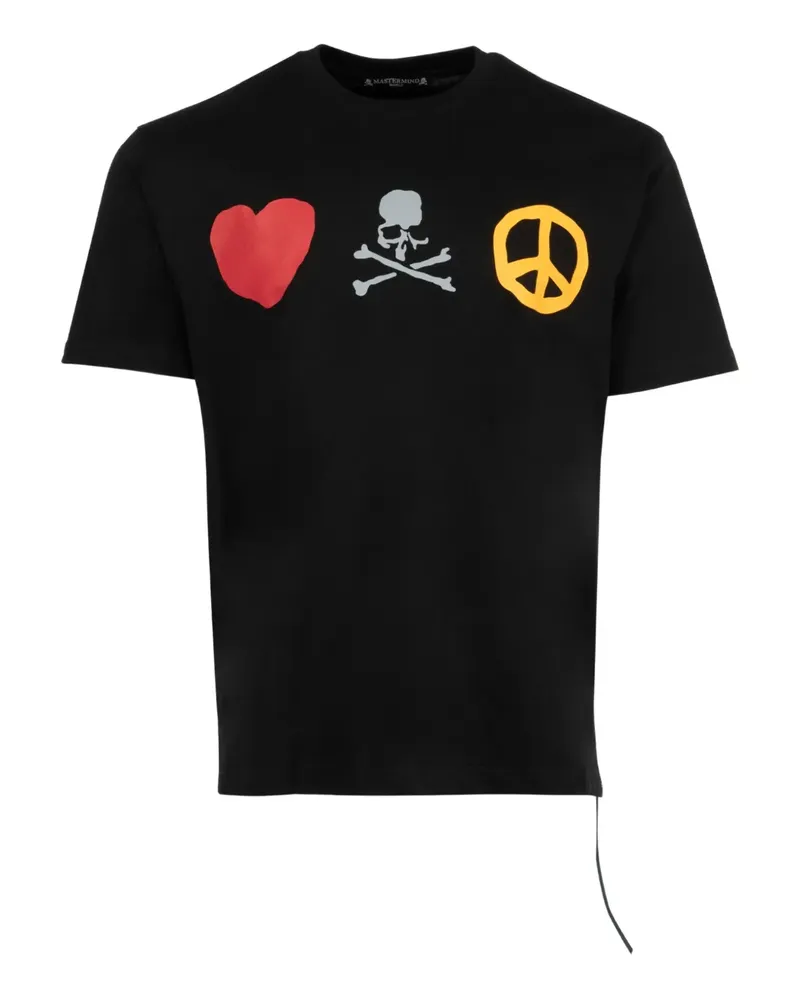 Mastermind World Ying-Yang T-Shirt - Schwarz Schwarz