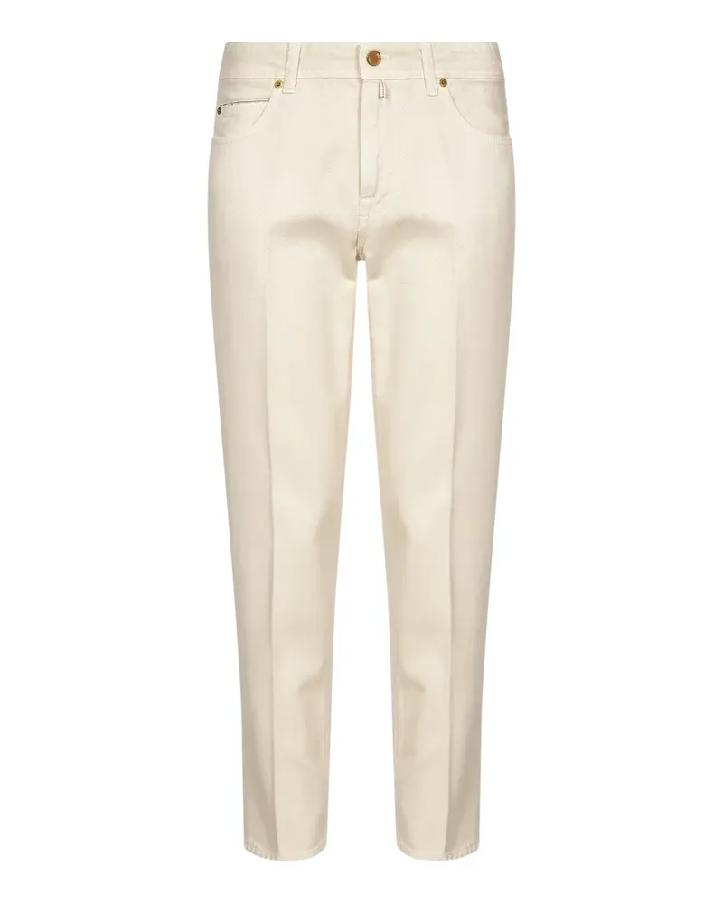 Briglia 1949 Varenne pressed-crease jeans - Nude Nude