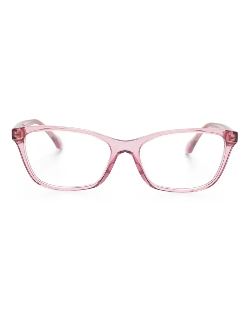 Versace Brille mit eckigem Gestell - Rosa Rosa