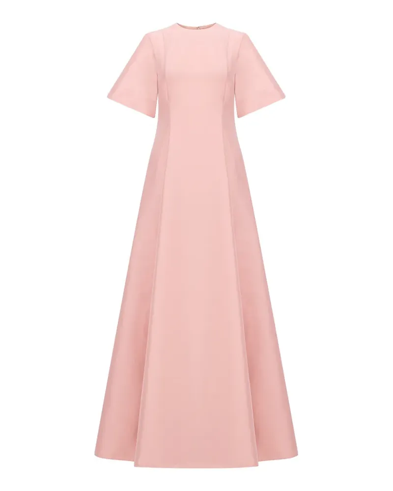 BERNADETTE Madeline flared short-sleeve maxi dress - Rosa Rosa