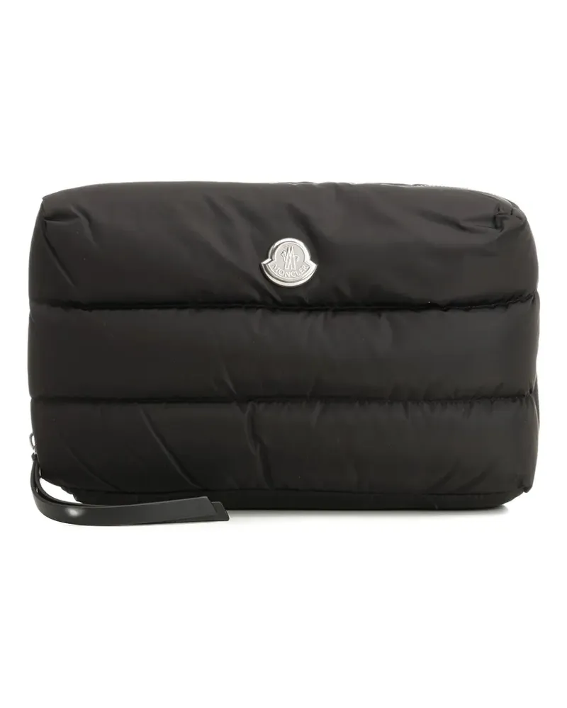 Moncler Caradoc quilted make up bag - Schwarz Schwarz